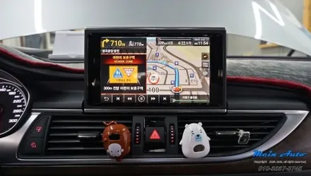 아우디 A6(C7) 순정 MMI 연동 안드로이드 셋탑 네비게이션 M2C-200A 카블릿 설치