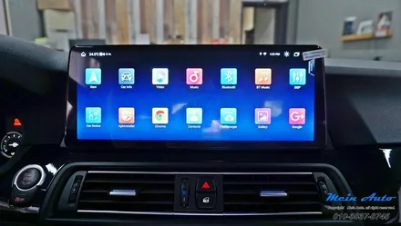 BMW 5시리즈(F10) 12.3인치 안드로이드 올인원 설치 / 경남 창원