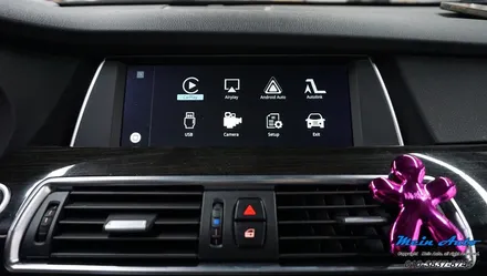 BMW 5GT(F07) 티맵, 카카오 내비 사용을 위한 애플 카플레이 & 안드로이드 오토 설치 / 경남 창원