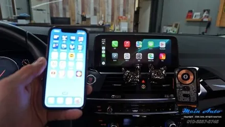 BMW X3(G03) 순정 애플 카플레이 활성화 코딩으로 티맵, 카카오 내비 사용 / 경남 창원