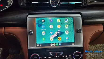 마세라티 콰트로포르테 티맵, 카카오 내비 사용 무선 애플 카플레이 & 안드로이드 오토 설치 / 경남 창원