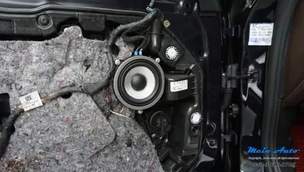 BMW 7시리즈(G12) 바워스 앤 윌킨스 앰비언트 스피커 커버, 크리스탈 기어봉 3종 세트, 최신형 D컷 M핸들 설치 / 경남 창원