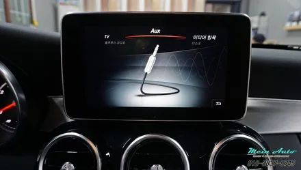 벤츠 C클래스(W205) C200 무선 스마트폰 미러링 장착 / 경남 창원