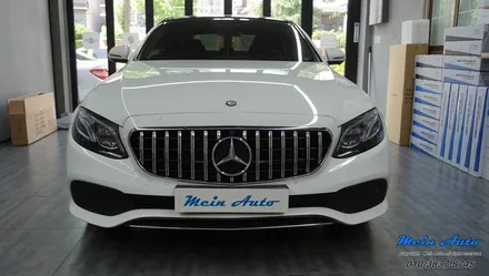 벤츠 E클래스(W213)에 AMG GT 타입 세로 그릴 장착 / 경남 창원
