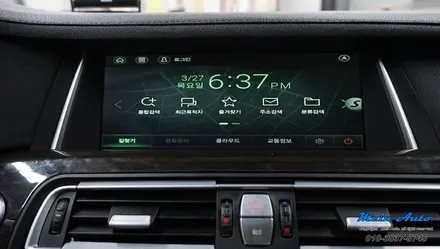 BMW 740Li(F02) 제이와이 커스텀 JY-Z1 프리미엄 아틀란 3D 내비게이션 매립 장착 / 경남 창원