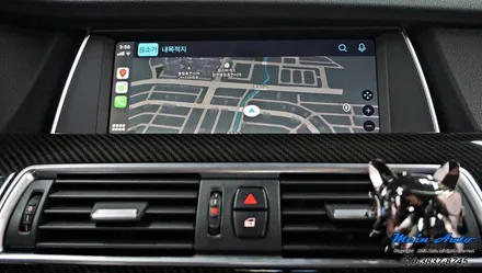 BMW 5GT(F07) 고화질 애플 카플레이와 에코파워팩 S7 보조배터리 시공 / 경남 창원