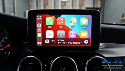 벤츠 C클래스(W205) C200 NTG5 애플 카플레이(CarPlay) 시공 / 경남 창원