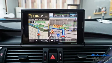 아우디 A6(C7) 안드로이드 셋탑 M2C-200A 카블릿 인스톨 / 경남 창원