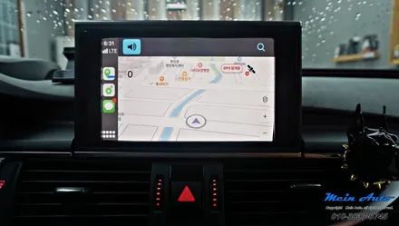 아우디 A6(C7) 순정 MMI 연동 고화질 애플 카플레이 / 경남 창원