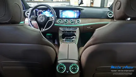 2022년 벤츠 E클래스(W213) 1열, 2열 송풍구 앰비언트 / 경남 창원