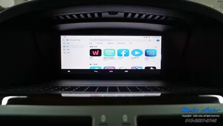 2008년 BMW 750Li(E66) 안드로이드 네비게이션 M2C-200A 셋탑, PAS 연동 후방카메라 / 경남 창원