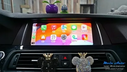 BMW 5시리즈(F10) 모니터 교체형 터치 방식 애플 카플레이 & 안드로이드 오토 설치