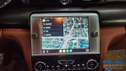 마세라티 콰트로포르테 티맵, 카카오 내비 사용 무선 애플 카플레이 & 안드로이드 오토 설치 / 경남 창원