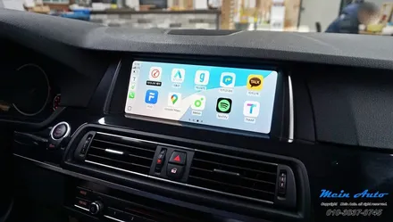 BMW 5시리즈(F10) 무선 애플 카플레이 & 안드로이드 오토 설치 / 경남 창원
