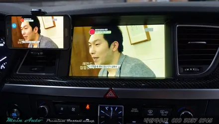 제네시스 G80 스포츠 무선 스마트폰 미러링 장착 / 경남 창원