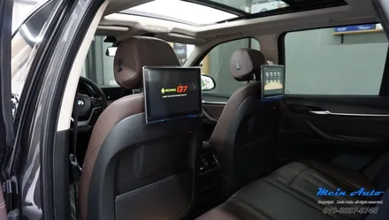 BMW X5(F15) 뒷좌석용 리어 후석 모니터 안드로이드 G7 장착 / 경남 창원