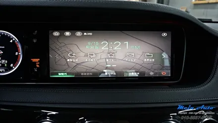 벤츠 S클래스(W222) 고화질 안드로이드 셋탑 M2C-200 PLUS / 경남 창원
