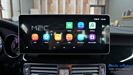 벤츠 CLS클래스(W218) CLS350 국산 12.3인치 모니터와 안드로이드 셋탑 M2C-200A 플러스 / 경남 창원