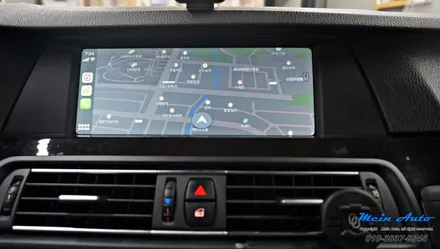 BMW 5시리즈(F10) 528i 고화질 애플 카플레이 모듈 설치 / 경남 창원