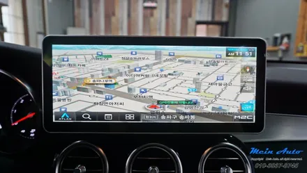 벤츠 GLC250d(X253) 국산 12.3인치 모니터, M2C-200A 플러스 / 경남 창원