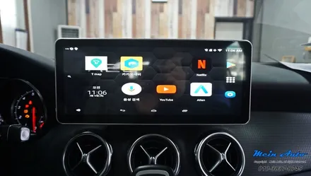 2018년 벤츠 GLA220(X156) 국산 12.3인치 모니터, 안드로이드 셋탑 M2C-200A 플러스 / 경남 창원