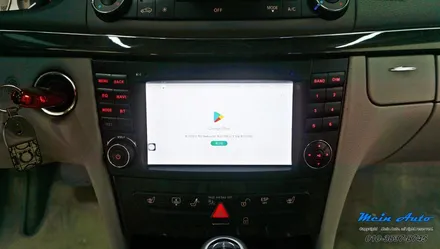 2008 벤츠 W211 E350 안드로이드 올인원 네비게이션, 국산 후방카메라 / 경남 창원