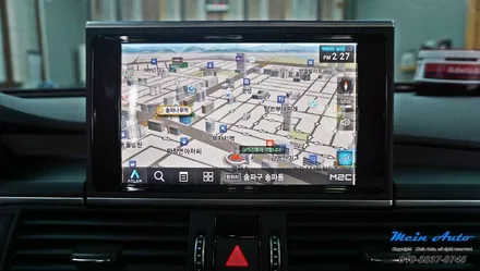 2016년 아우디 A6(C7) 안드로이드 네비게이션 M2C-200A 셋탑 / 경남 창원