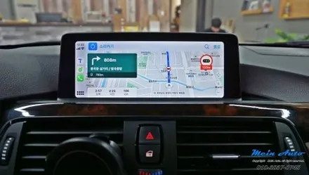 BMW 3시리즈(F30) 티맵, 카카오 내비 사용을 위한 유무선 카플레이 & 안드로이드 오토 설치 / 경남 창원
