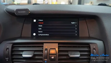 BMW X3(F25) 티맵, 카카오 내비, 네이버 지도 사용을 위한 애플 카플레이 & 안드로이드 오토 설치