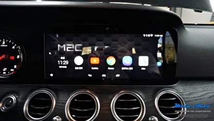 벤츠 E클래스(W213) 셋탑형 안드로이드 네비게이션 M2C-200A 플러스 설치