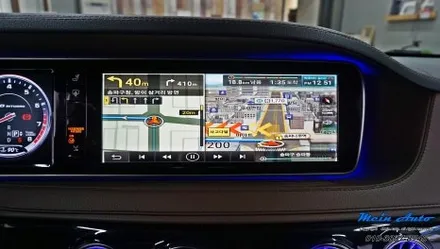 벤츠 S클래스(W222) 안드로이드 네비게이션 M2C-200A 플러스 설치
