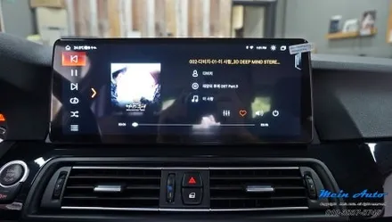 BMW 5시리즈(F10) 12.3인치 안드로이드 올인원 설치 / 경남 창원