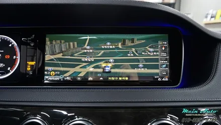 벤츠 S클래스(W222) S500 아틀란 3D 터치 네비게이션 아이머큐리 CSS3 장착 / 경남 창원
