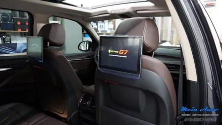 BMW X5(F15) 뒷좌석용 리어 후석 모니터 안드로이드 G7 장착 / 경남 창원