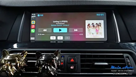 BMW 5시리즈(F10) 520d 고화질 애플 카플레이 & 안드로이드 오토 시공 / 경남 창원