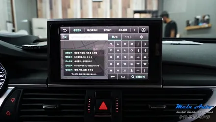아우디 A6(C7) 안드로이드 셋탑 M2C-200A 카블릿 / 경남 창원