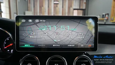 벤츠 GLC250d(X253) 국산 12.3인치 모니터, M2C-200A 플러스 / 경남 창원