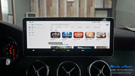 2018년 벤츠 GLA220(X156) 국산 12.3인치 모니터, 안드로이드 셋탑 M2C-200A 플러스 / 경남 창원