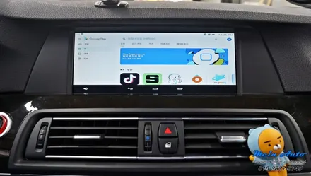 2010년 BMW 528i(F10) 안드로이드 셋탑 M2C-200A, 순정 HUD 연동 / 경남 창원