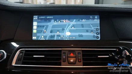BMW 7시리즈(F01, F02) 유무선 겸용 애플 카플레이 & 안드로이드 오토 설치