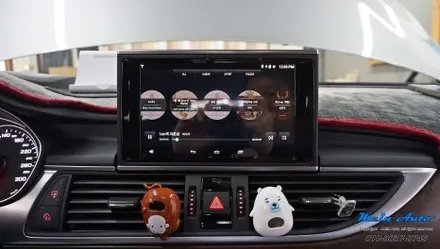 아우디 A6(C7) 순정 MMI 연동 안드로이드 셋탑 네비게이션 M2C-200A 카블릿 설치
