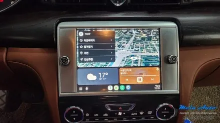 마세라티 콰트로포르테 티맵, 카카오 내비 사용 무선 애플 카플레이 & 안드로이드 오토 설치 / 경남 창원