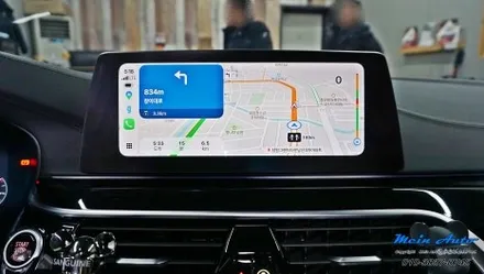 BMW 5시리즈(G30) 무선 안드로이드 오토 사용을 위한 모듈 설치 / 경남 창원