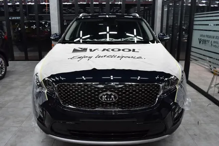 김해브이쿨썬팅 명품시공 오토마트 K14+K28 아이나비 블랙박스 V700 시공기 / 김해시 삼정동