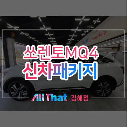 김해 쏘렌토 신차패키지, 올댓에서 확실하게 시공합니다! / 김해시 삼정동