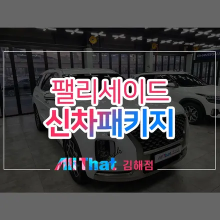 김해 팰리세이드 신차패키지, 오토마트 삼정점에서 깔끔시공! / 김해시 삼정동