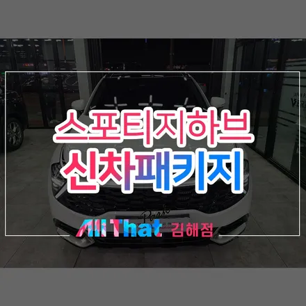 창원 썬팅과 함께한 스포티지 하브 시공 / 김해시 삼정동