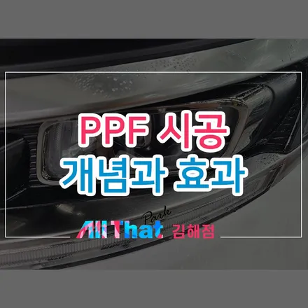 PPF 시공이란, 효과 그리고 왜 해야 할까? / 김해시 삼정동