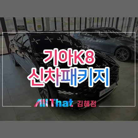 기아 프리미엄 세단 K8, 마산 신차검수와 패키지 시공 / 김해시 삼정동