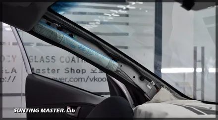 소형 SUV 코나는 부산김해 브이쿨 썬팅 오토마트에서! / 김해시 삼정동